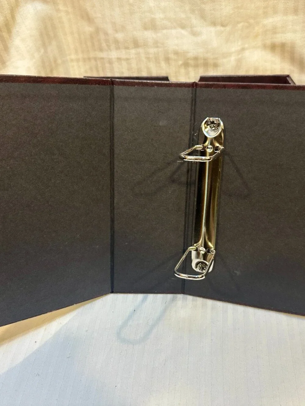 PERFECT! FRANKLIN COVEY COMPACT BURGUNDY LEATHER PLANNER & STORAGE BOX - BOTH!